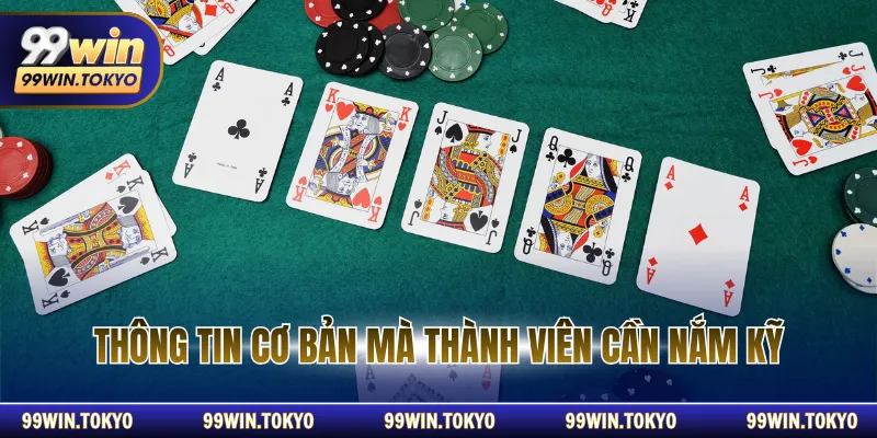 Thông tin cơ bản mà thành viên cần nắm kỹ