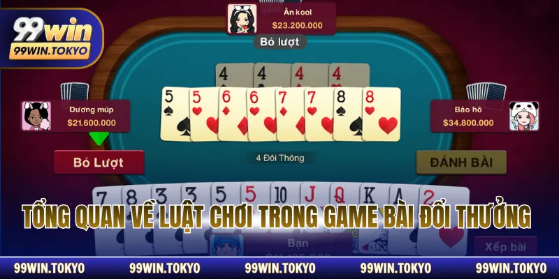Tổng quan về luật chơi trong game bài đổi thưởng